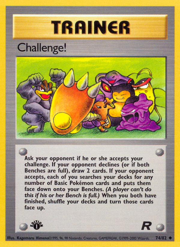 Challenge! (74/82) [Team Rocket 1st Edition] | Chromatic Games