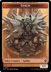 Illusion // Goblin Double-Sided Token [Bloomburrow Commander Tokens] | Chromatic Games