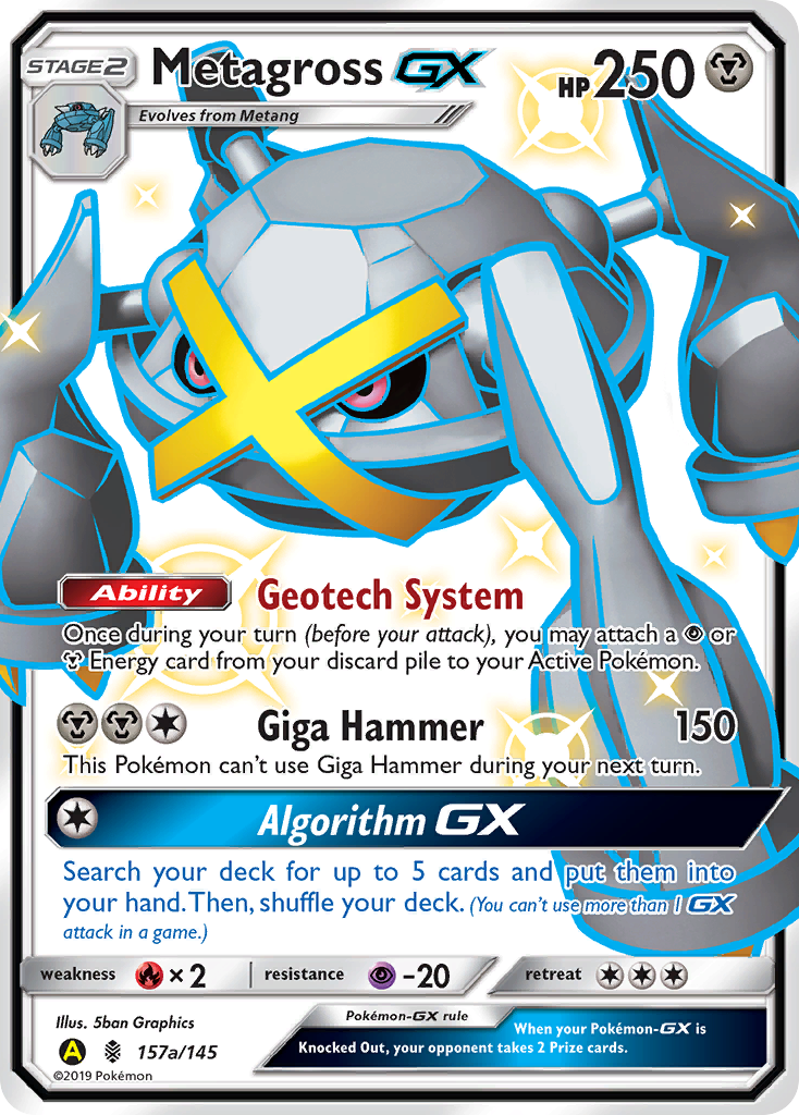 Metagross GX (157a/145) [Alternate Art Promos] | Chromatic Games