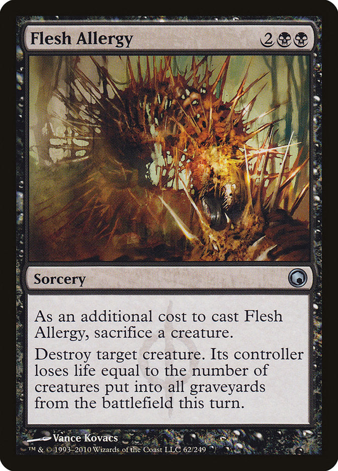 Flesh Allergy 62/249 (Scars of Mirrodin)  | Chromatic Games