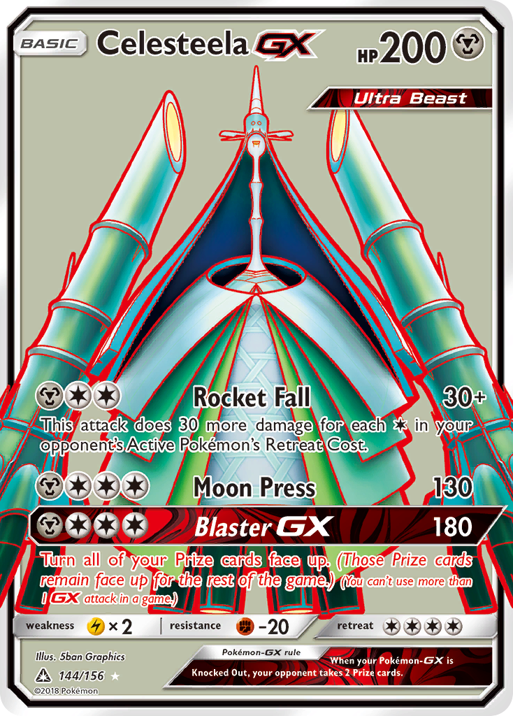 Celesteela GX (144/156) [Sun & Moon: Ultra Prism] | Chromatic Games