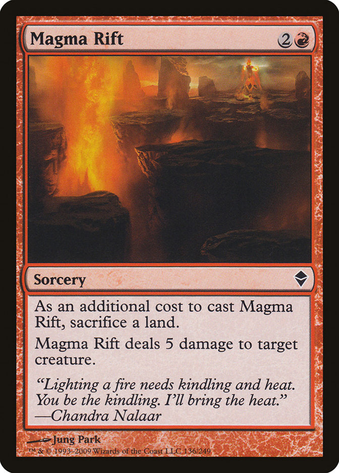 Magma Rift 136/249 (Zendikar)  | Chromatic Games