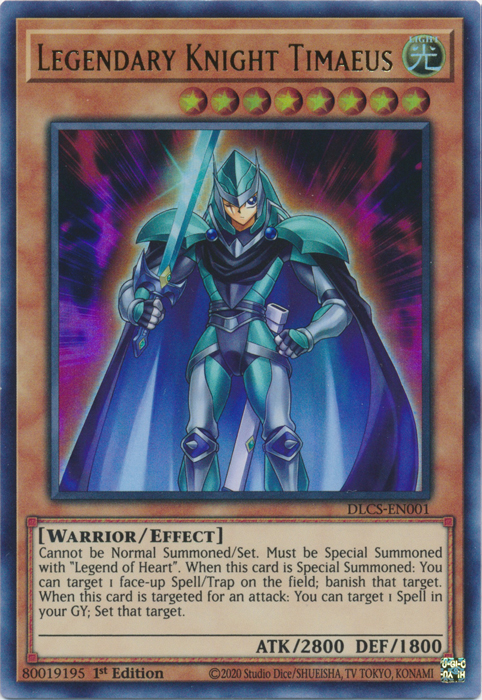 Legendary Knight Timaeus [DLCS-EN001] Ultra Rare | Chromatic Games