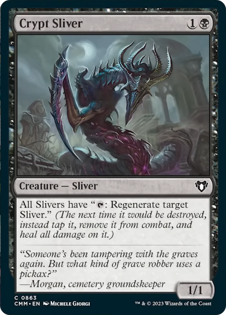 Crypt Sliver [Commander Masters] | Chromatic Games