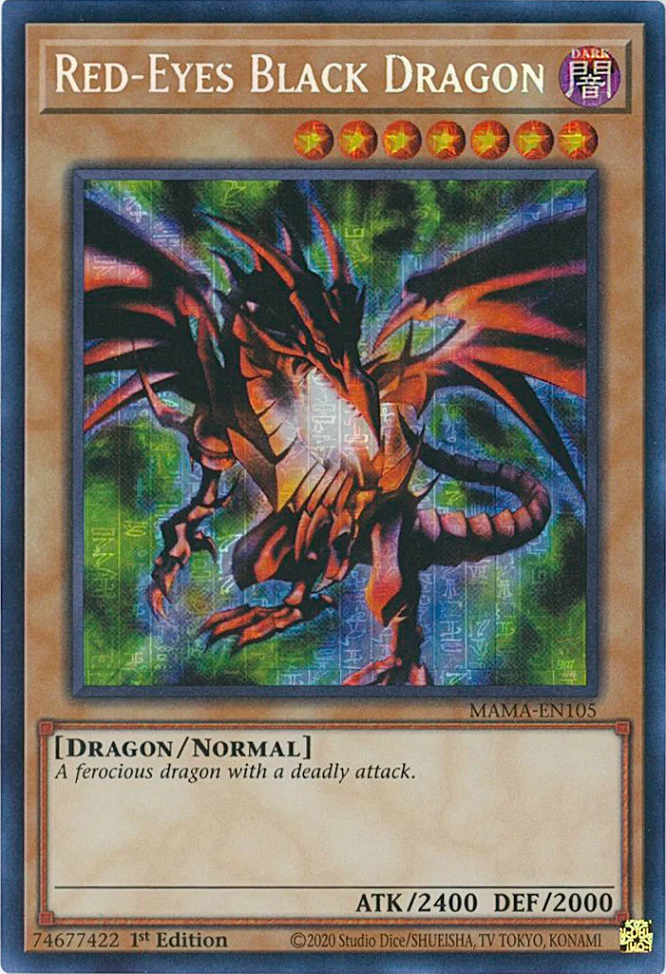 Red-Eyes Black Dragon [MAMA-EN105] Secret Pharaoh's Rare | Chromatic Games