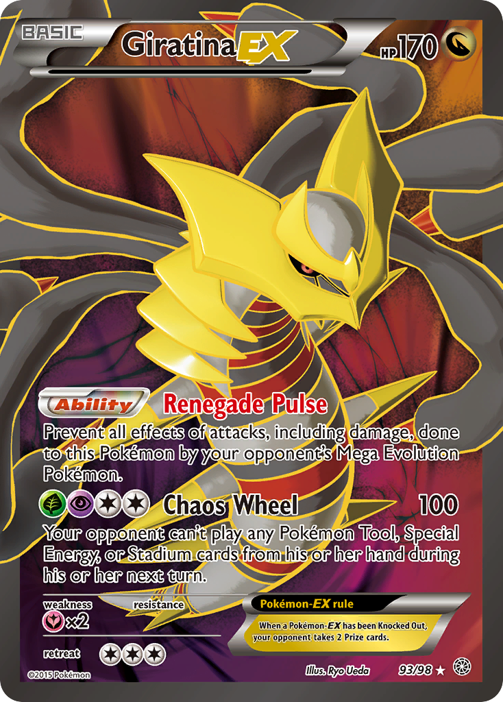 Giratina EX (93/98) [XY: Ancient Origins] | Chromatic Games