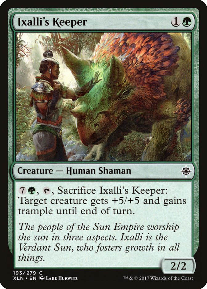 Ixalli's Keeper 193/279 (Ixalan)  | Chromatic Games
