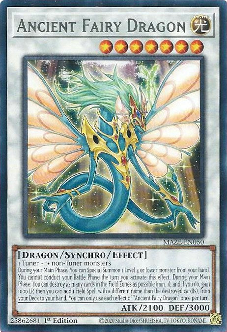 Ancient Fairy Dragon [MAZE-EN050] Rare | Chromatic Games