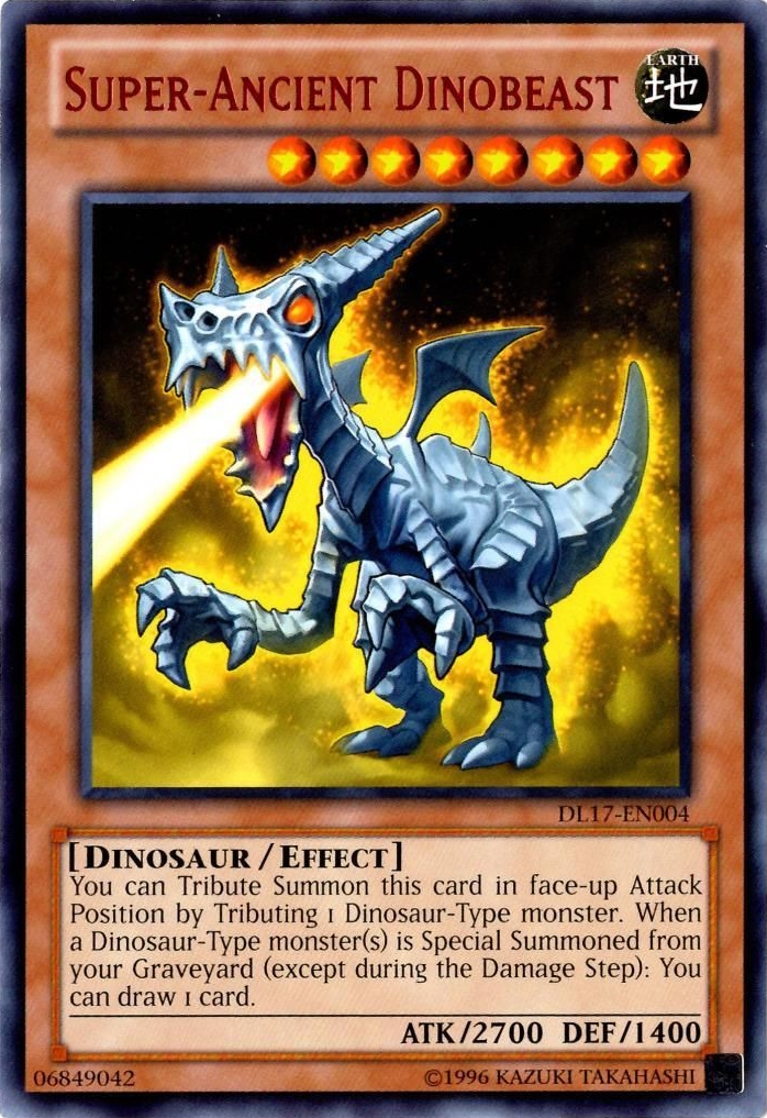 Super-Ancient Dinobeast (Red) [DL17-EN004] Rare | Chromatic Games