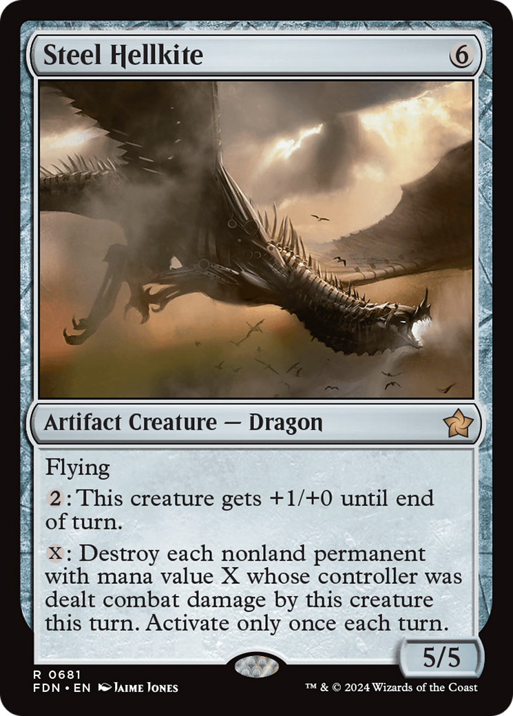 Steel Hellkite [Foundations] | Chromatic Games