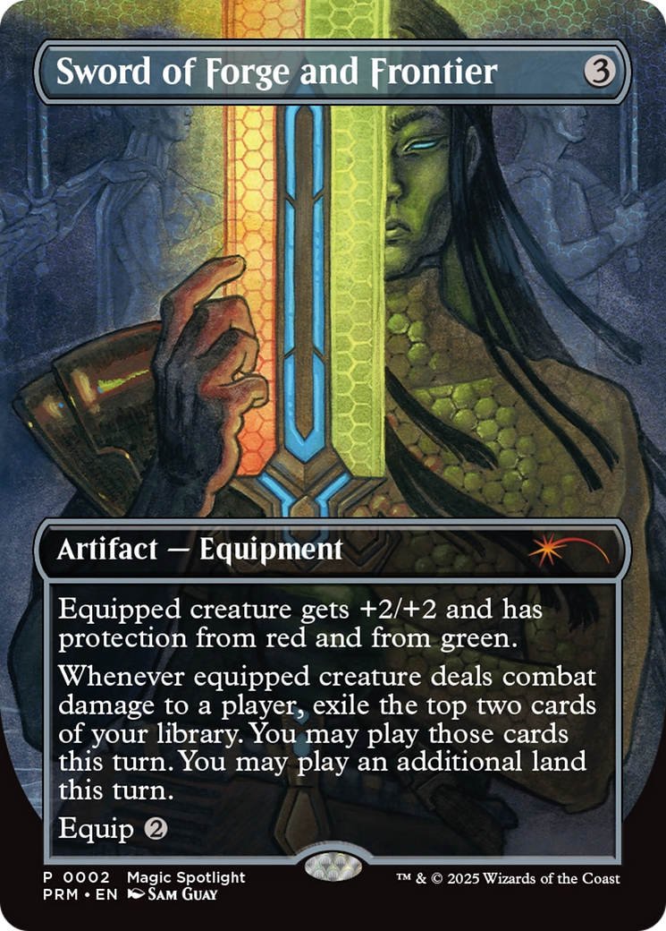 Sword of Forge and Frontier (Borderless) [Wizards Play Network 2025] | Chromatic Games