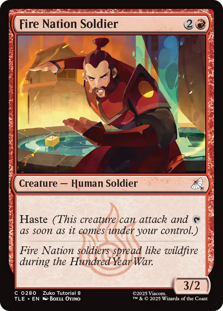 Fire Nation Soldier (0280) [Avatar: The Last Airbender: Eternal-Legal] | Chromatic Games
