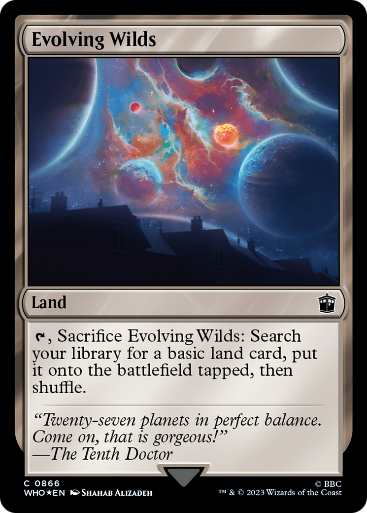Evolving Wilds (Surge Foil) [Doctor Who] | Chromatic Games