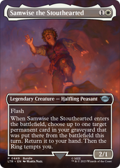 Samwise the Stouthearted (Borderless Alternate Art) [The Lord of the Rings: Tales of Middle-Earth] | Chromatic Games