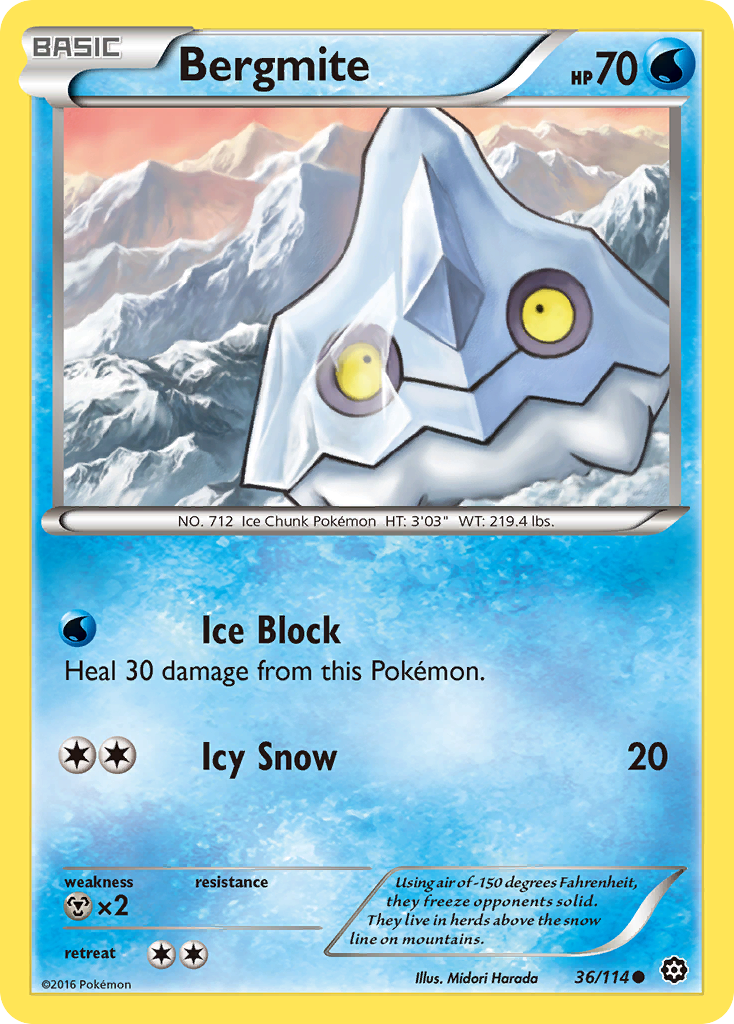 Bergmite (36/114) [XY: Steam Siege] | Chromatic Games