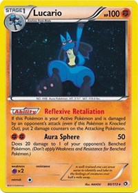 Lucario (80/113) (Cosmos Holo) [Black & White: Legendary Treasures] | Chromatic Games