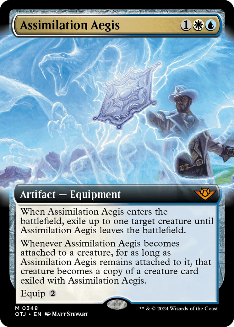 Assimilation Aegis (Extended Art) [Outlaws of Thunder Junction] | Chromatic Games