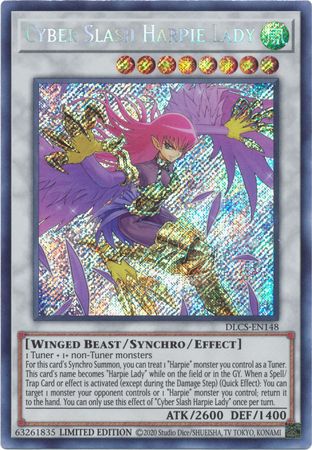 Cyber Slash Harpie Lady [DLCS-EN148] Secret Rare | Chromatic Games