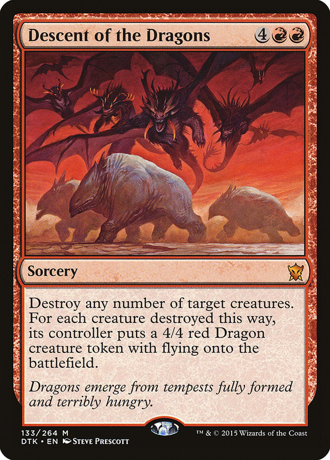 Descent of the Dragons 133 (Dragons of Tarkir)  | Chromatic Games