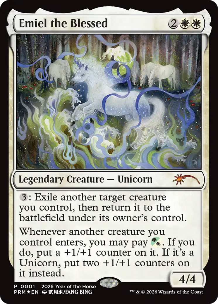 Emiel the Blessed (Year of the Horse 2026) [Standard Showdown Promos] | Chromatic Games