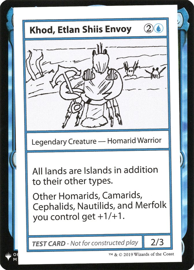 Khod, Etlan Shiis Envoy [Mystery Booster Playtest Cards] | Chromatic Games