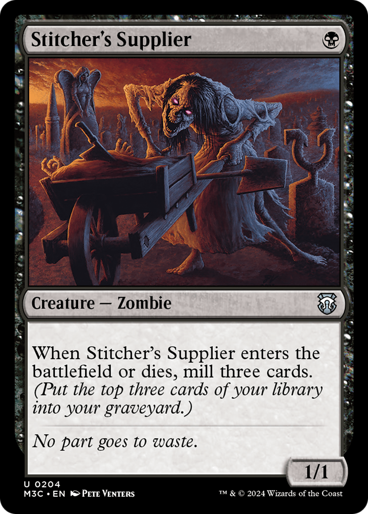 Stitcher's Supplier (Ripple Foil) [Modern Horizons 3 Commander] | Chromatic Games