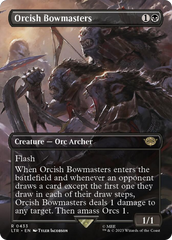 Orcish Bowmasters (Borderless Alternate Art) [The Lord of the Rings: Tales of Middle-Earth] | Chromatic Games