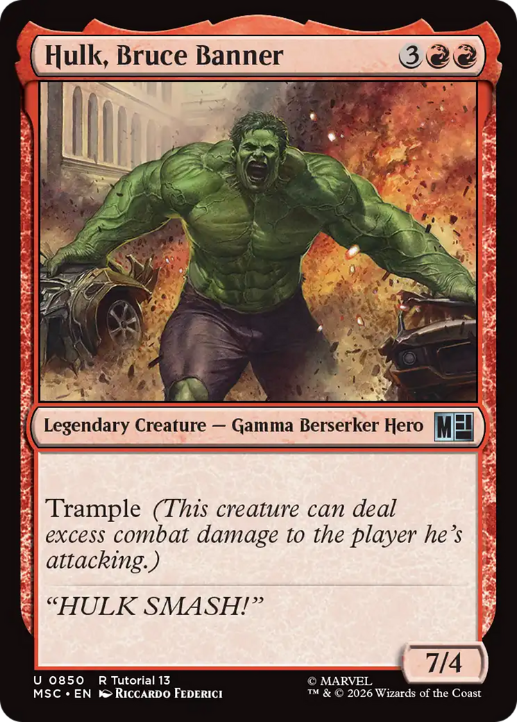 Hulk, Bruce Banner [Marvel Super Heroes Commander] | Chromatic Games