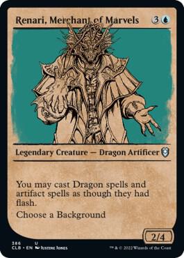 Renari Merchant of Marvels Showcase 386 (Commander Legends: Battle for Baldur's Gate)  | Chromatic Games
