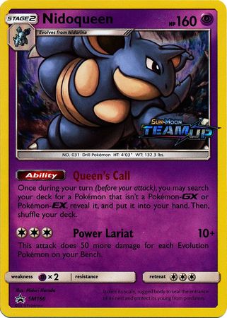 Nidoqueen (SM160) (Staff) [Sun & Moon: Black Star Promos] | Chromatic Games