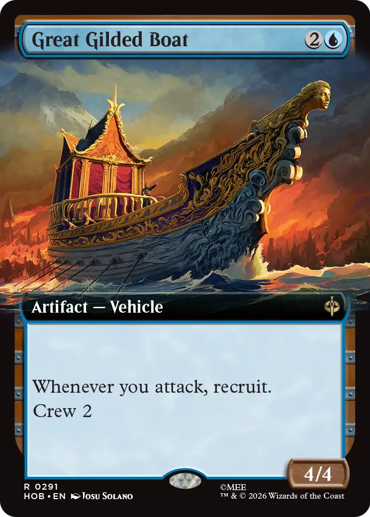 Great Gilded Boat (Extended Art) [The Hobbit] | Chromatic Games