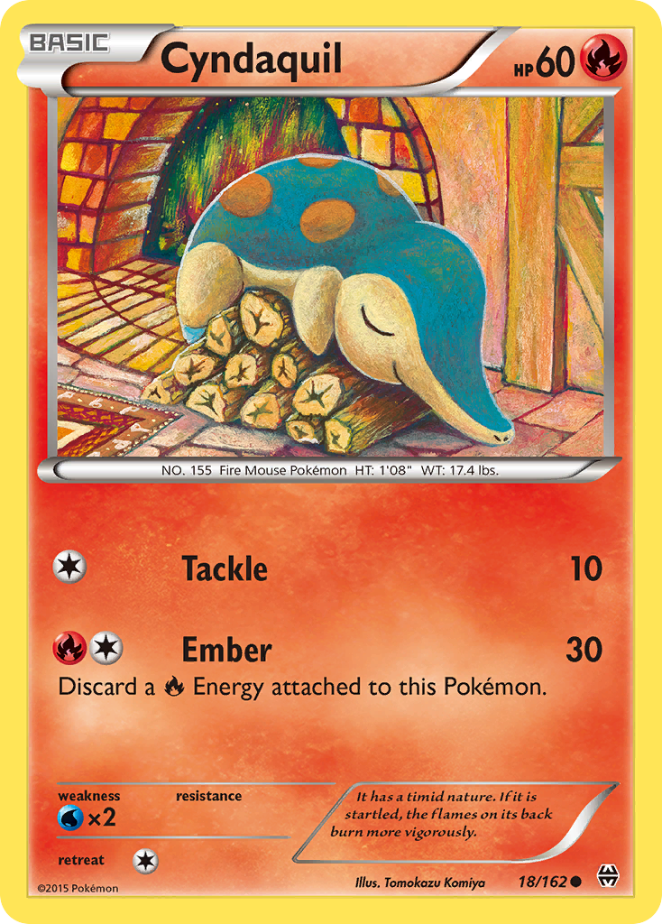 Cyndaquil (18/162) [XY: BREAKthrough] | Chromatic Games