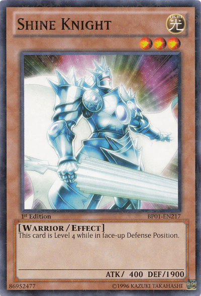 Shine Knight [BP01-EN217] Starfoil Rare | Chromatic Games
