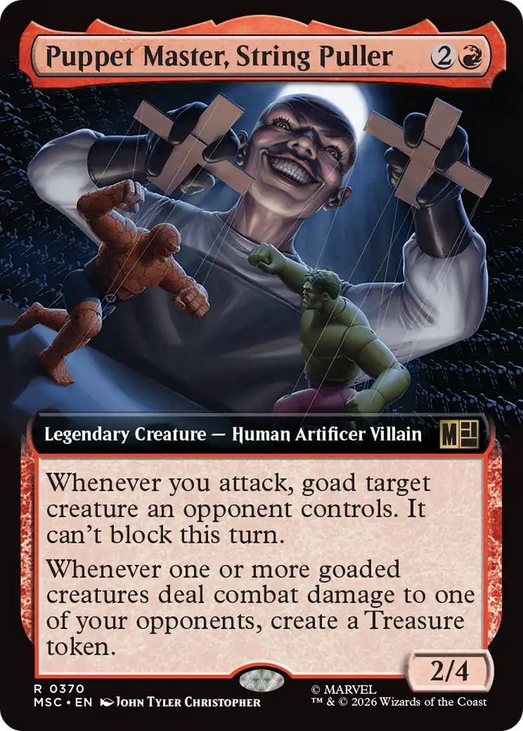 Puppet Master, String Puller (Extended Art) [Marvel Super Heroes Commander] | Chromatic Games