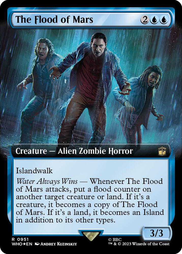 The Flood of Mars 951/331 (Universes Beyond: Doctor Who)  - Extended Art Surge Foil | Chromatic Games
