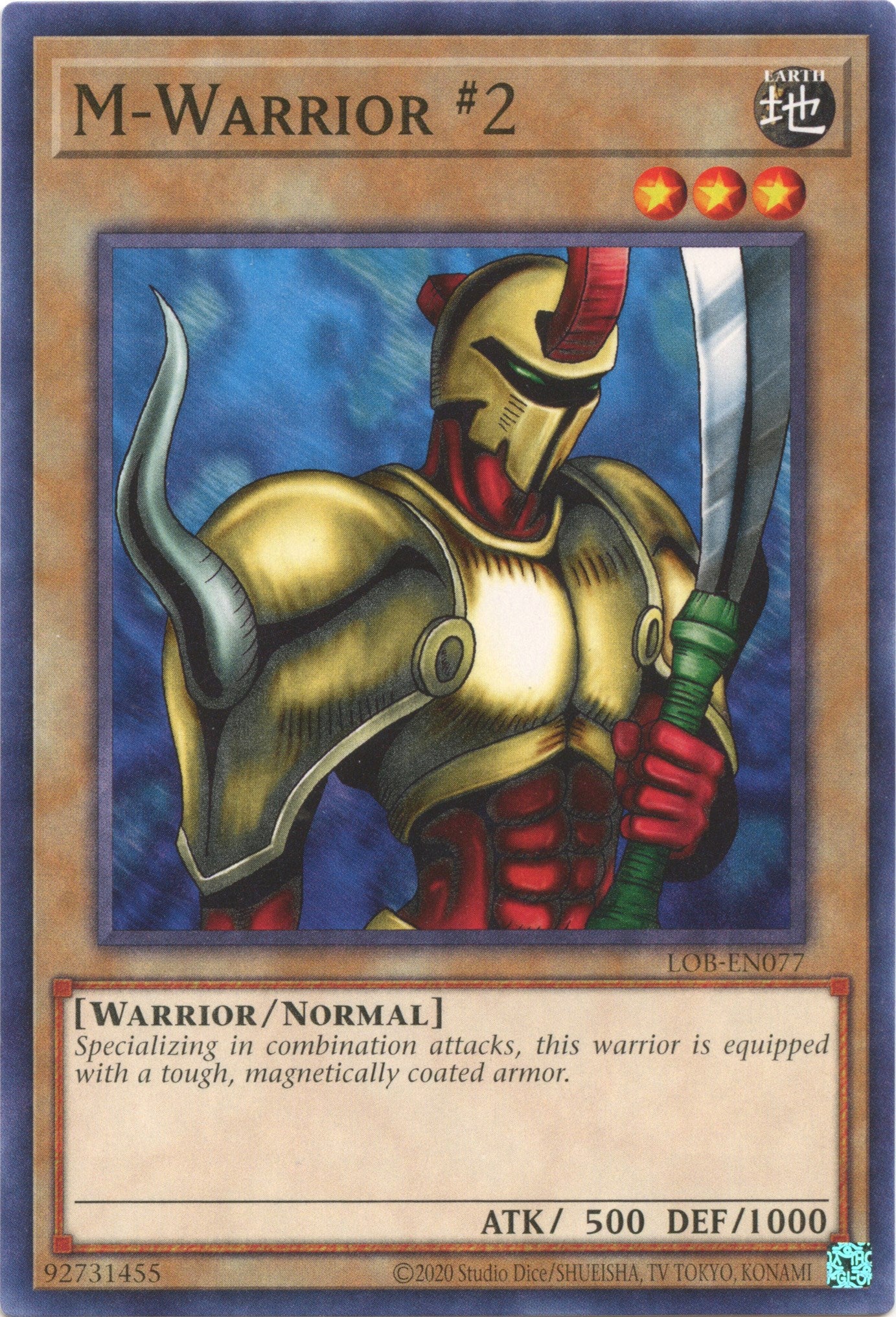 M-Warrior #2 (25th Anniversary) [LOB-EN077] Common | Chromatic Games