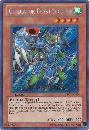 Gladiator Beast Secutor [LCGX-EN240] Secret Rare | Chromatic Games