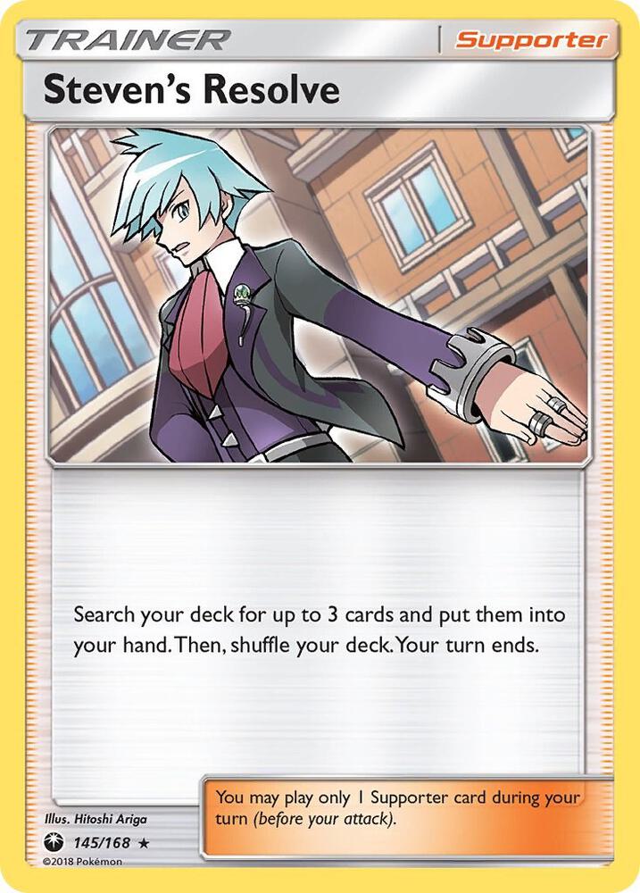 Steven's Resolve (145/168) [Sun & Moon: Celestial Storm] | Chromatic Games
