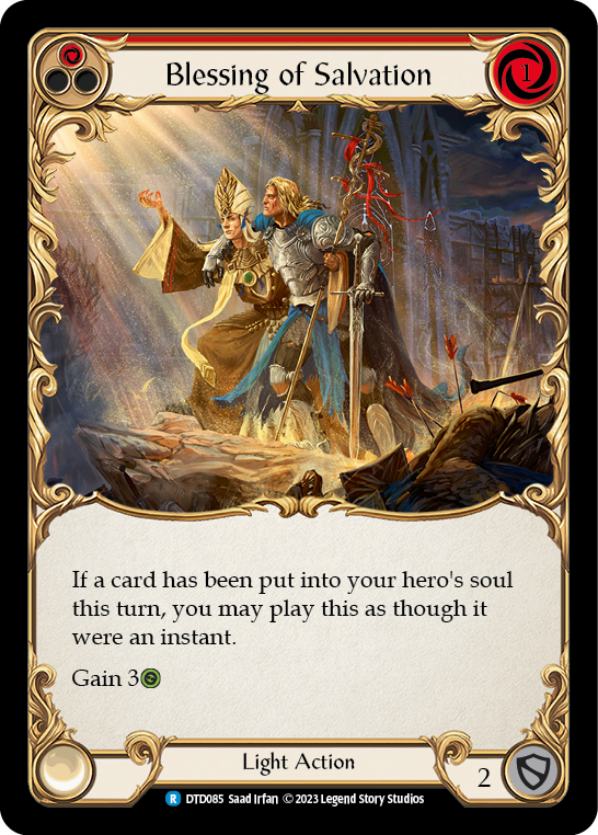 Blessing of Salvation (Red) [DTD085] (Dusk Till Dawn) | Chromatic Games
