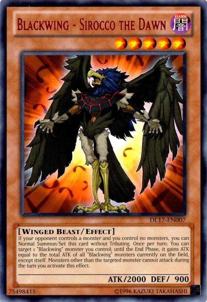 Blackwing - Sirocco the Dawn (Red) [DL17-EN007] Rare | Chromatic Games