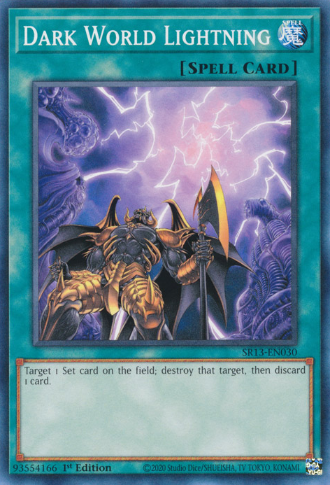 Dark World Lightning [SR13-EN030] Common | Chromatic Games