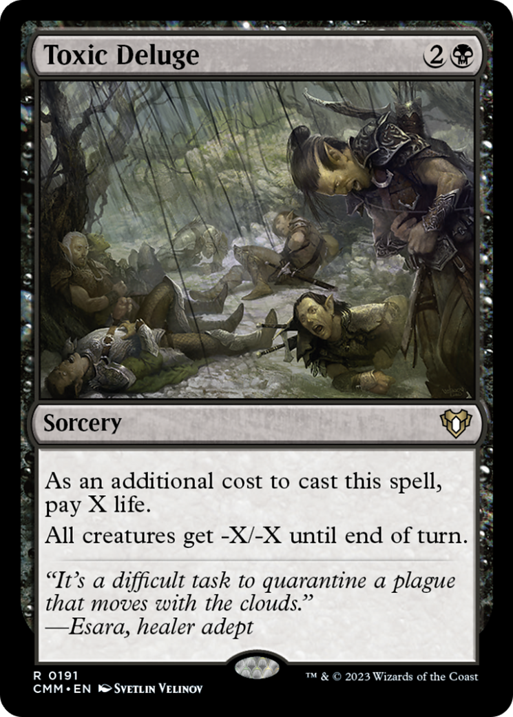 Toxic Deluge [Commander Masters] | Chromatic Games