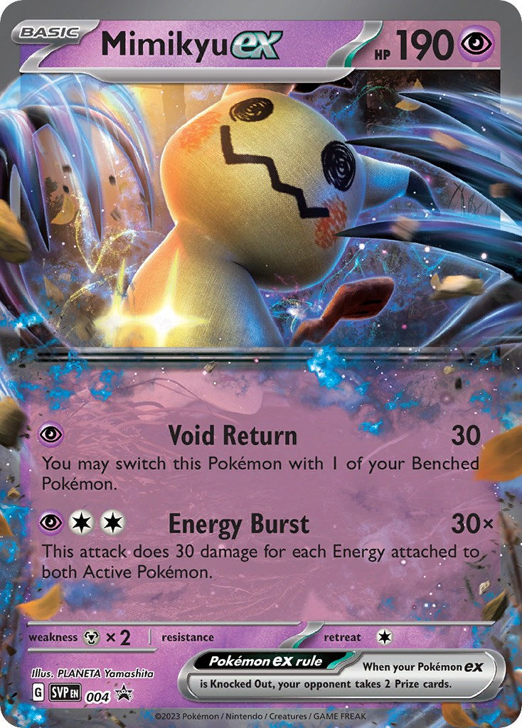 Mimikyu ex (004) (Jumbo Card) [Scarlet & Violet: Black Star Promos] | Chromatic Games