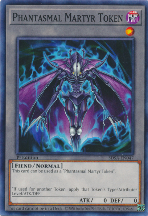 Phantasmal Martyr Token [SDSA-EN047] Common | Chromatic Games