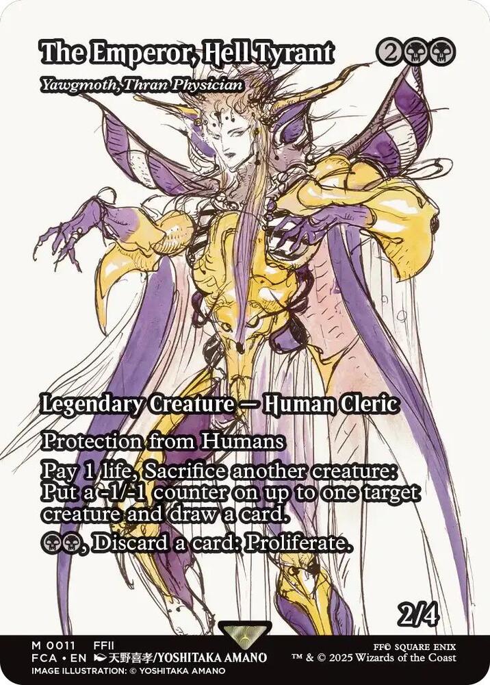 The Emperor, Hell Tyrant - Yawgmoth, Thran Physician (Showcase) [FINAL FANTASY : Through the Ages] | Chromatic Games