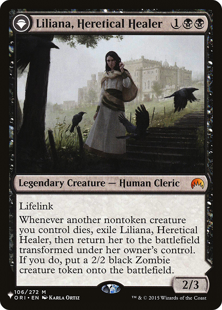 Liliana, Heretical Healer // Liliana, Defiant Necromancer [Secret Lair: From Cute to Brute] | Chromatic Games