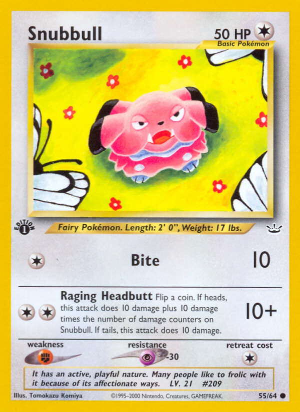 Snubbull (55/64) [Neo Revelation 1st Edition] | Chromatic Games