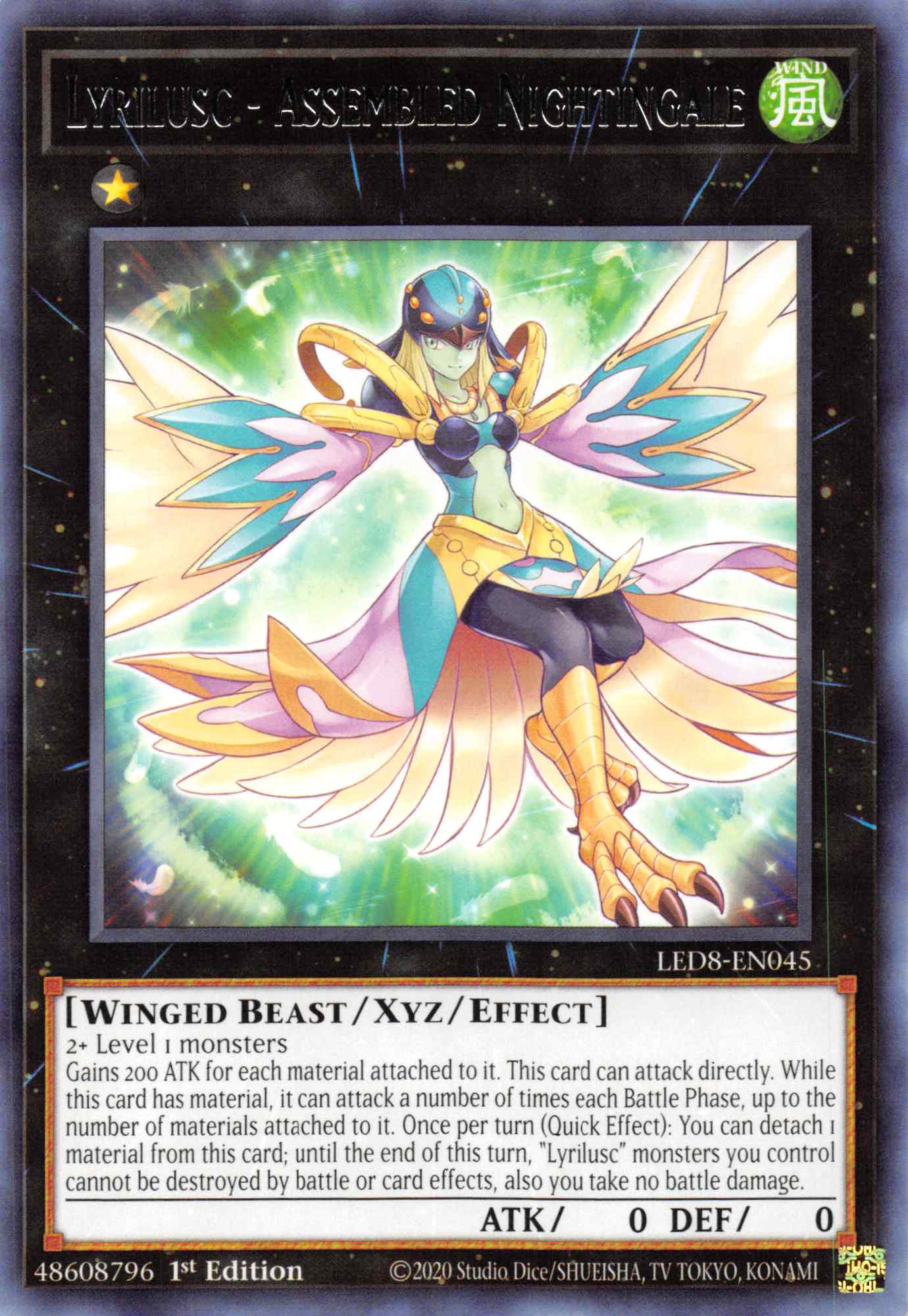 Lyrilusc - Assembled Nightingale [LED8-EN045] Rare | Chromatic Games