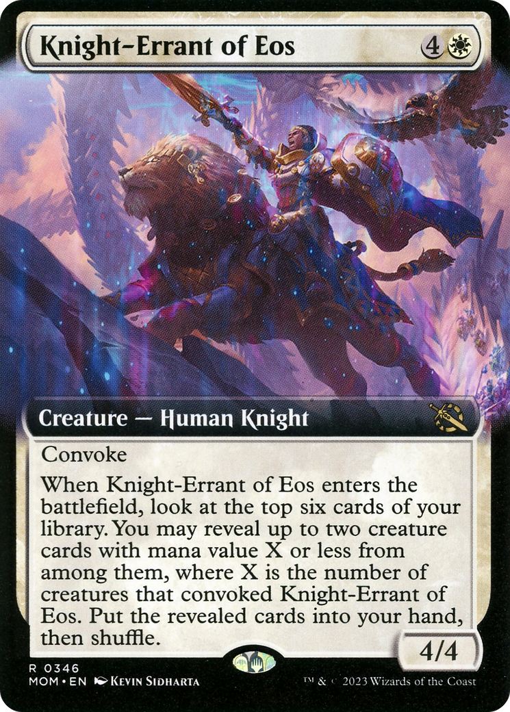 Knight-Errant of Eos (Extended Art) [March of the Machine] | Chromatic Games