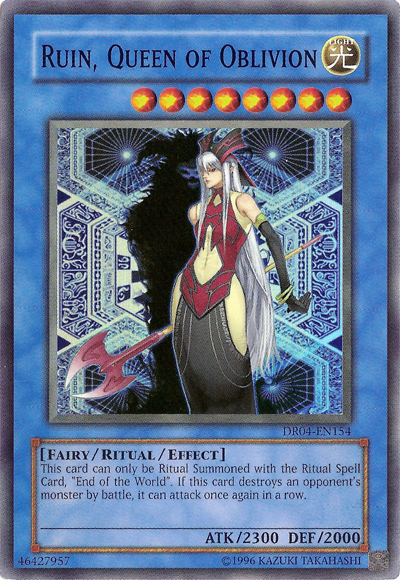 Ruin, Queen of Oblivion [DR04-EN154] Super Rare | Chromatic Games